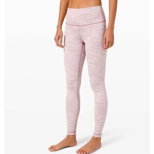 LULULEMON Wunder Under High Rise in Mulberry Currant TIGHT 29” Luon LEGGINGS 6